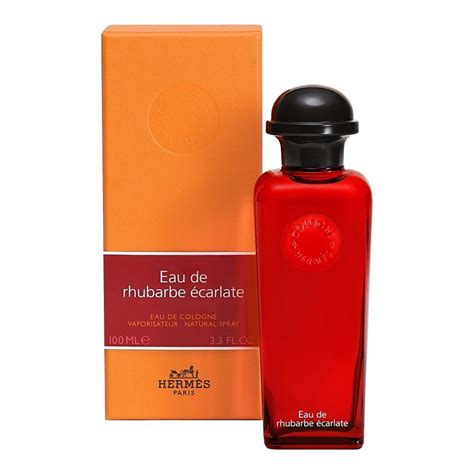 hermes rhubarbe 100 ml|Hermes rhubarb sample.